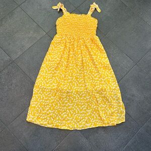 Diane Von Furstenberg for Target Girl’s Yellow Floral Dress in L (10/12)